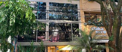 Voorkant van accommodatie