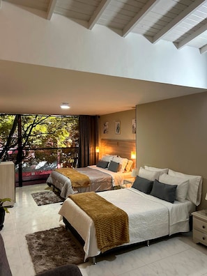 Standard Triple Room, Multiple Beds, Non Smoking | Premium bedding, down duvets, memory-foam beds, individually furnished - Provenza Medellin Hotel Boutique (Medellín)