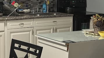 Microwave, oven, stovetop, high chair