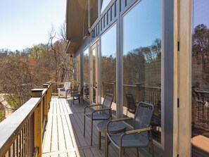 Cabin, Multiple Beds, Hot Tub (Canoe Cove) | Balcony view - Canoe Cove (Sevierville)