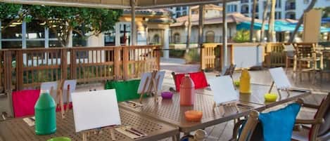 Restauration en plein air