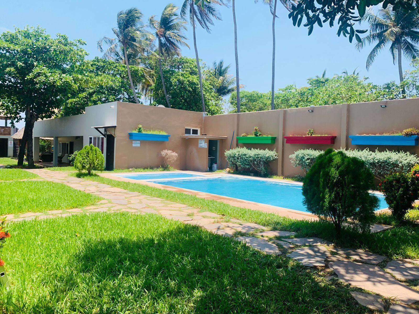 Façade de l’hébergement