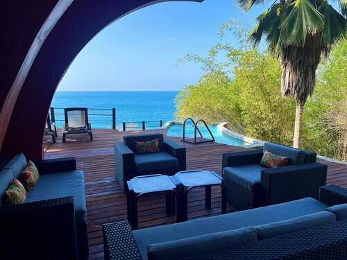 Villa Soleil - Private Jetty, Overlooking the Caribbean Sea