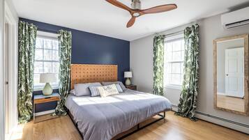 2 slaapkamers, een strijkplank/strijkijzer, reisbedje, wifi