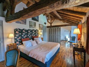 Chambre Double Romantique, vue jardin