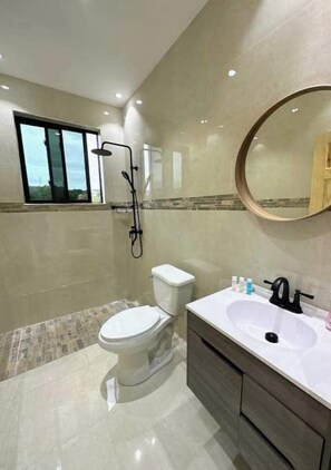 Shower, hair dryer, towels, soap - Beautiful Nature Views Steps from Beach, Sunrise @ Happy Life Villas (Whitehouse)
