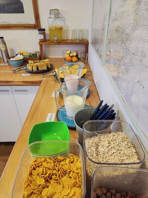 Gratis kontinental frukost varje dag 
