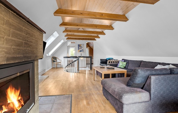 TV, fireplace, DVD player, stereo