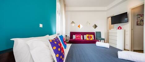 1 chambre, fer et planche à repasser, Wi-Fi, draps fournis