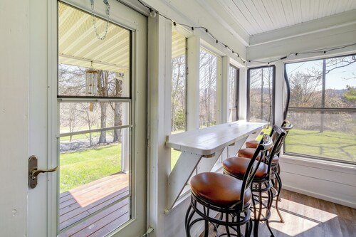 The Whitetop Farmhouse Getaway 4 Bedrm 2 Bathrm at Creeper Trailhead in Whitetop