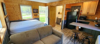 Studio cottage at Lake Road Campground, near the Majestic Mississippi River.