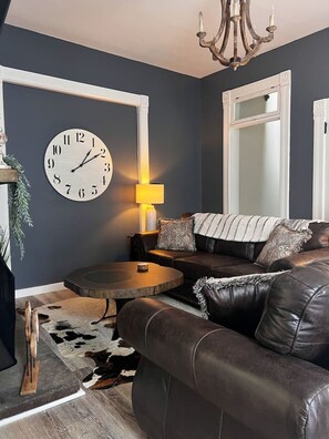 TV connectée, cheminée