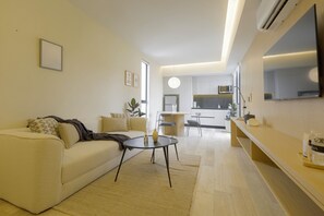 Premium Apartment, Balcony | Living area