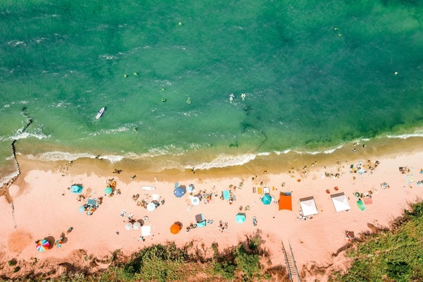 Gandules de platja i tovalloles de platja