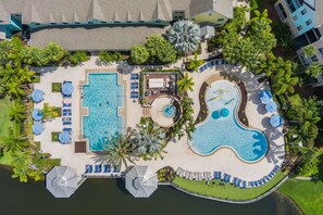 Piscine extérieure, piscine chauffée