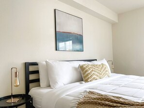 Desk, iron/ironing board, free WiFi, bed sheets
