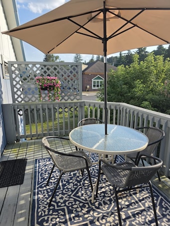 Outdoor dining. Your Home away from Home! Conveniently, centrally located, village home