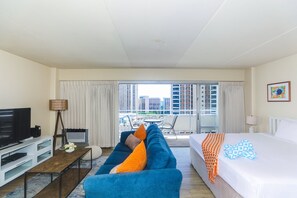 1 Schlafzimmer, Bügeleisen/Bügelbrett, kostenloses WLAN, Bettwäsche