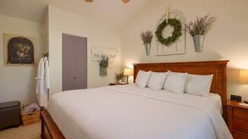 2 bedrooms, bed sheets