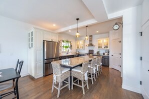 Private kitchen - Beautiful Beach House walking distance to White Sands Beach & the Bay!  (Seaside Park)