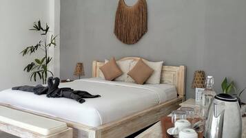 Kamar Double Comfort, balkon, pemandangan kebun | Minibar, ruang kerja ramah laptop, kedap suara, dan Wi-Fi gratis
