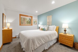 1 bedroom, travel crib, free WiFi, bed sheets