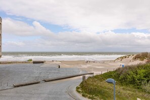 Na praia