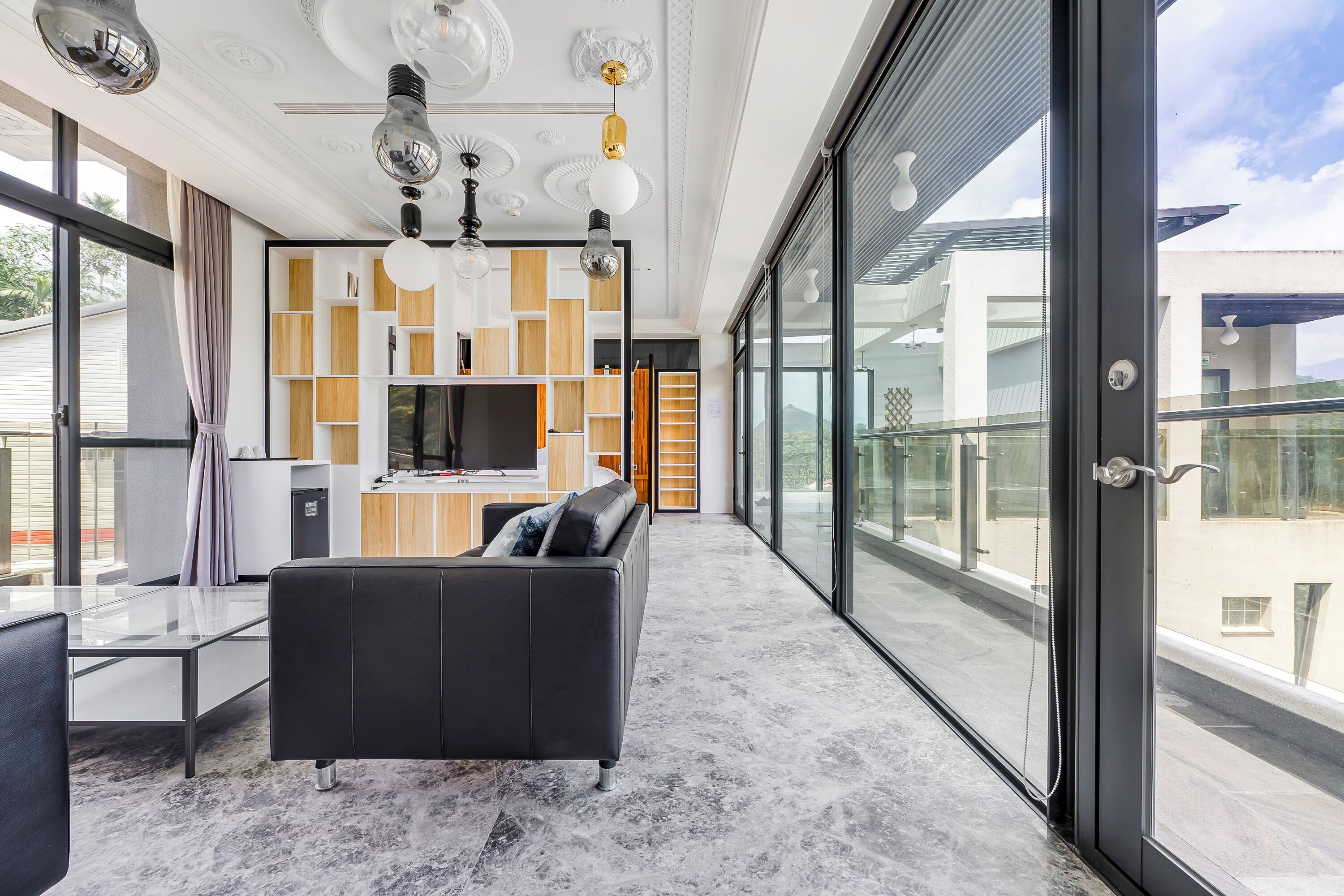 Two-Bedroom Suite | Living area | 42-inch flat-screen TV with cable channels