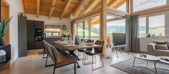 Lovely ski in-ski out chalet with a play area