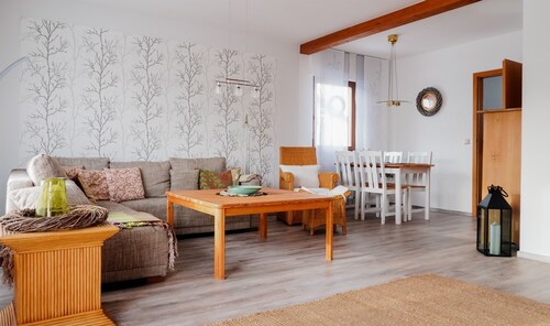 Maison de vacances 'Ferienhaus Ebern-Sölln' avec terrasse privée, jardin privé et Wi-Fi
