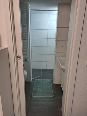 Ducha, secador de pelo, toallas