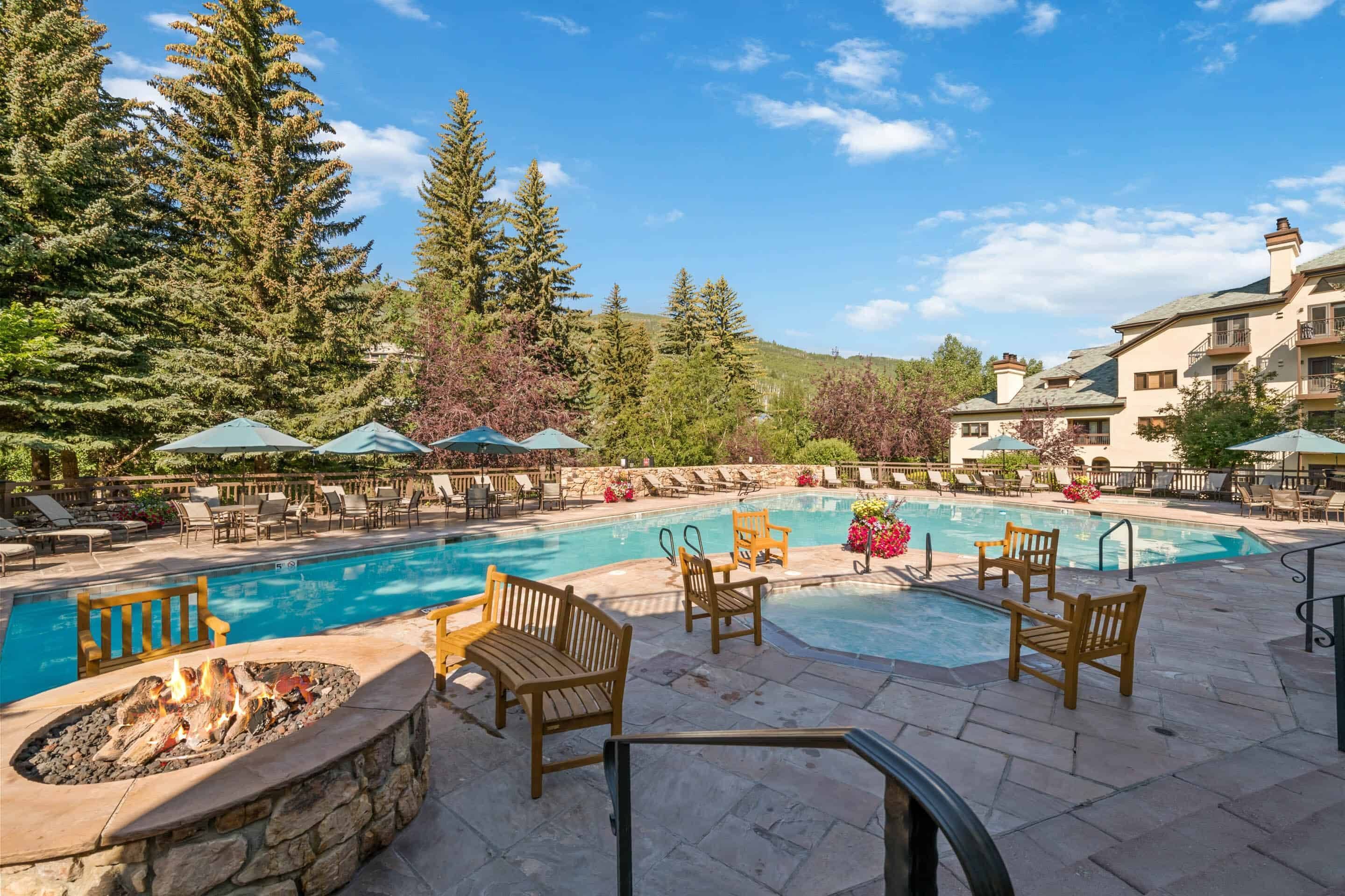 Indoor pool, a heated pool