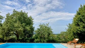 Una piscina riscaldata