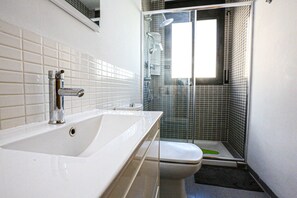 Shower, hair dryer