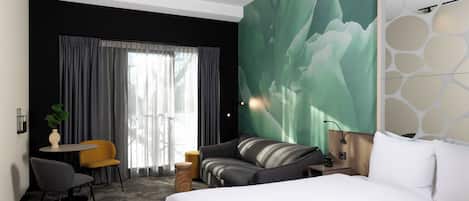 ラグジュアリー ダブルまたはツインルーム | リビング エリア | 薄型テレビ