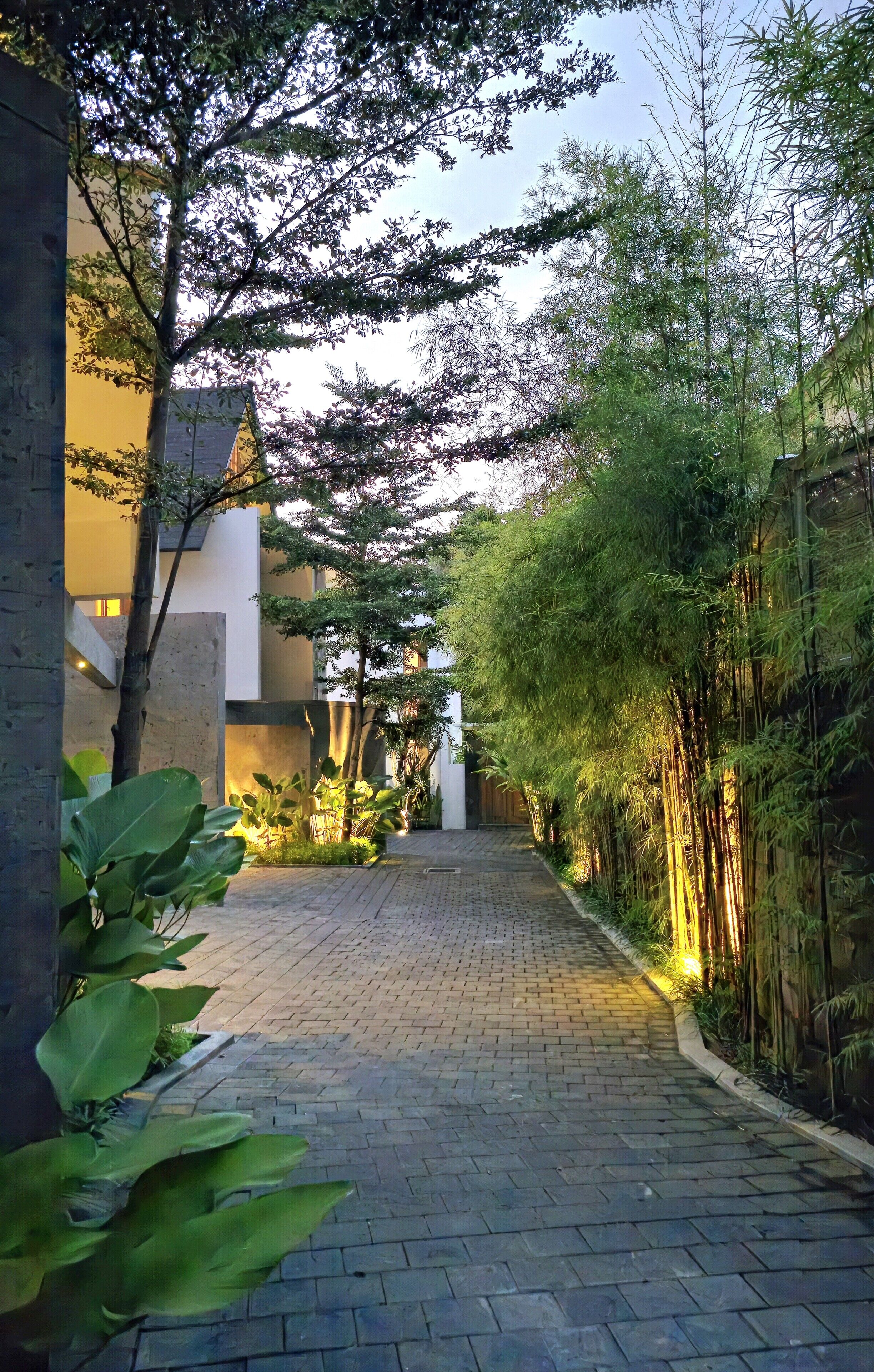 Fachada de la propiedad