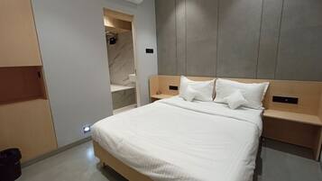 Superior-herbergi | 1 svefnherbergi, ókeypis þráðlaus nettenging, rúmföt