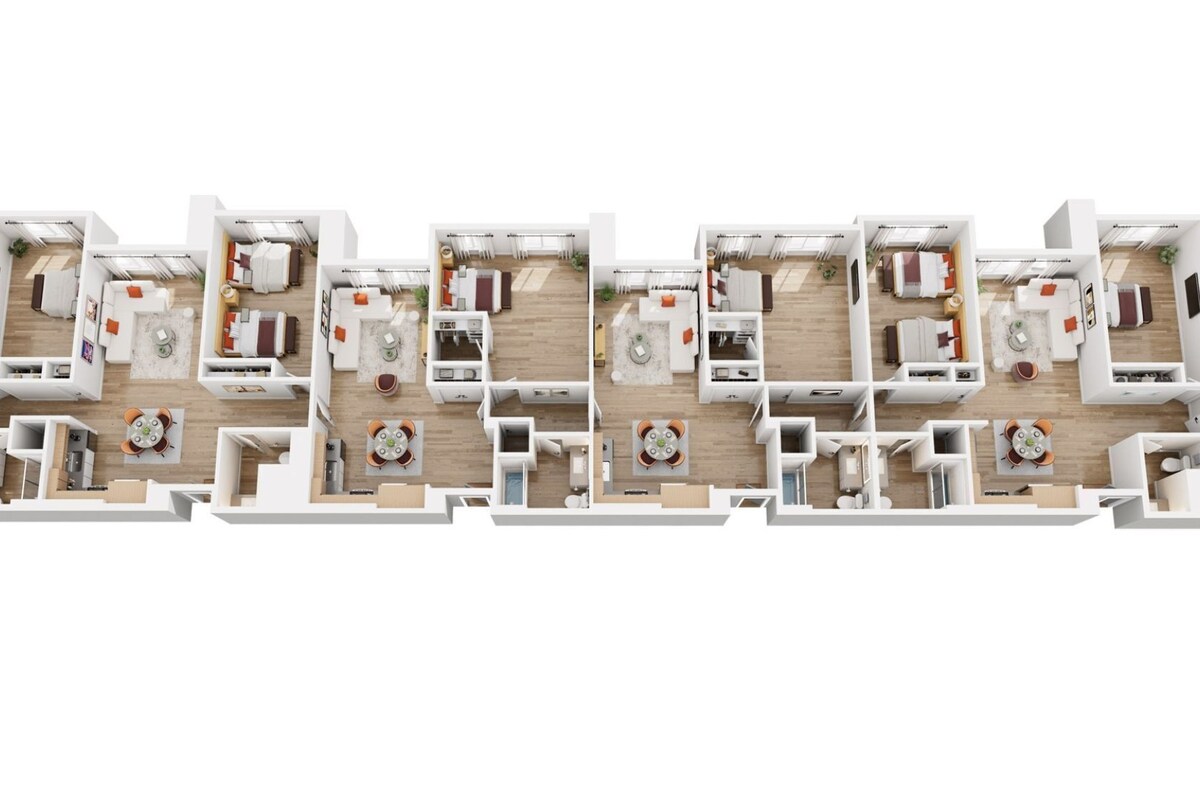 Six Bedroom Residence | Hypo-allergenic bedding available, in-room safe, laptop workspace