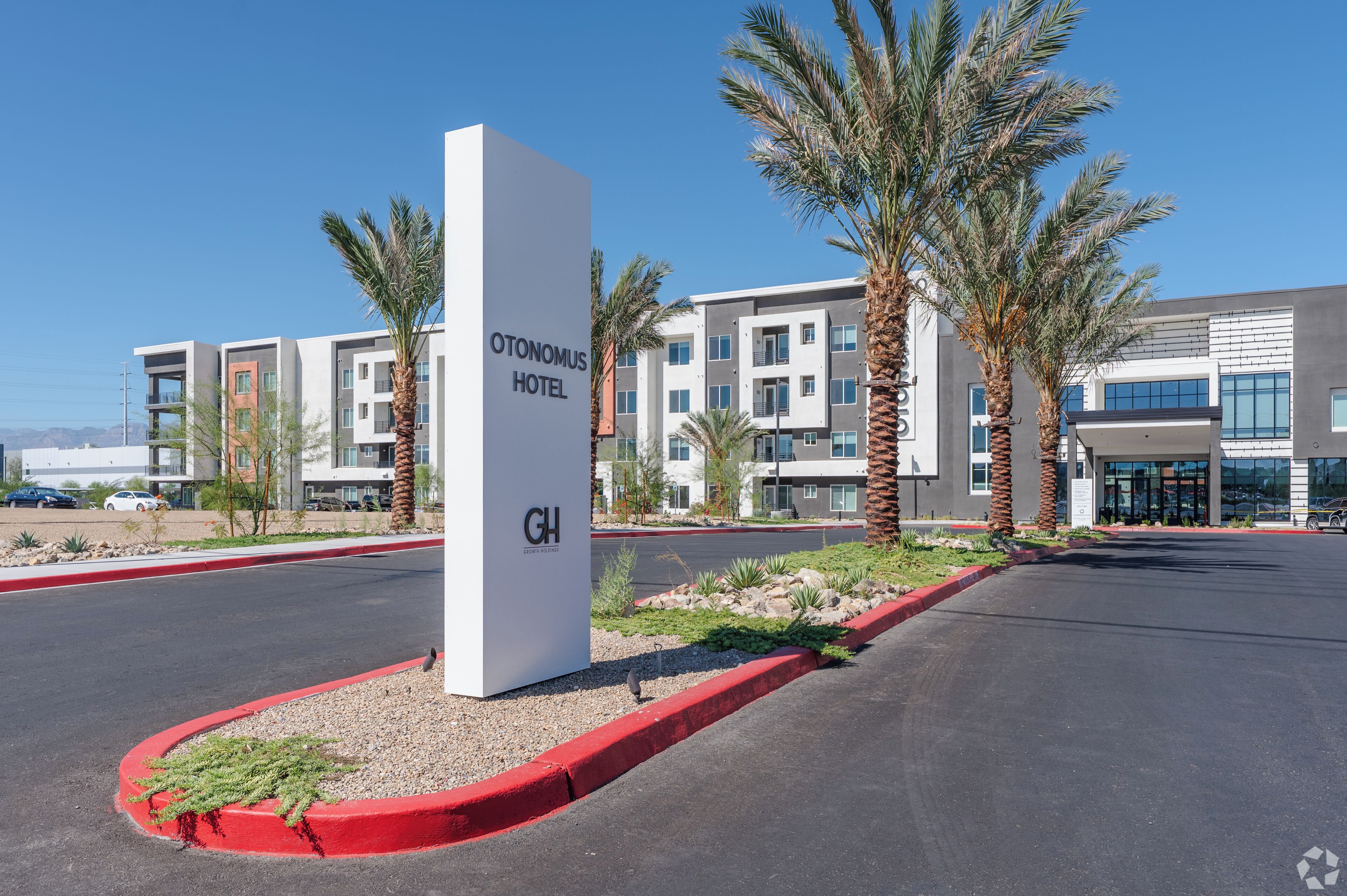 Overnatningsstedets facade