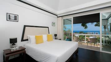 Vila, 2 kamar tidur, pemandangan laut | 2 kamar tidur, Wi-Fi gratis, dan seprai linen