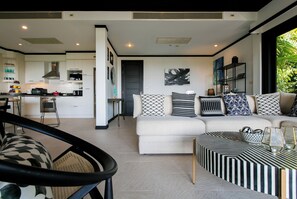 Villa, 2 Bedrooms, Sea View | Living area - Katamanda Villa Jade A6 Seaview Kata Beach (Muang Phuket)