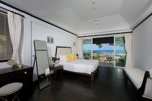 ヴィラ 2 ベッドルーム シービュー | 2 室のベッドルーム、WiFi (無料)、ベッドシーツ