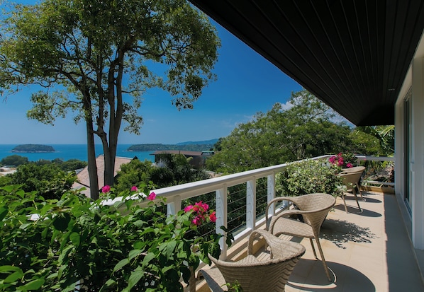 Villa, 2 Bedrooms, Sea View | Balcony view - Katamanda Villa Jade A6 Seaview Kata Beach (Karon)