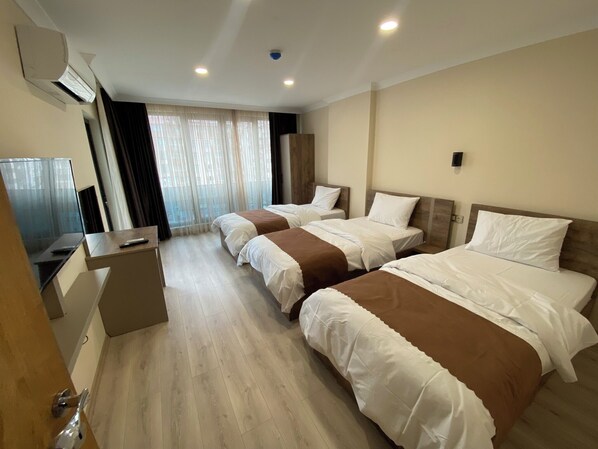 Deluxe Apartment, Balcony | Egyptian cotton sheets, premium bedding, down duvets, minibar - Rena Grand Residence & Suite (Yomra)