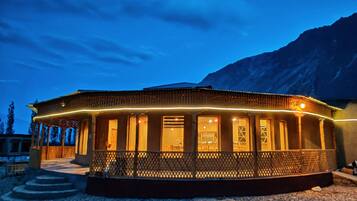 Front of property – evening/night