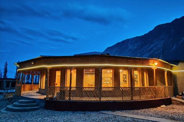 Front of property – evening/night