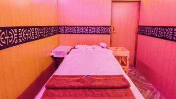 Aromatherapy, deep-tissue massages, Swedish massages, reflexology