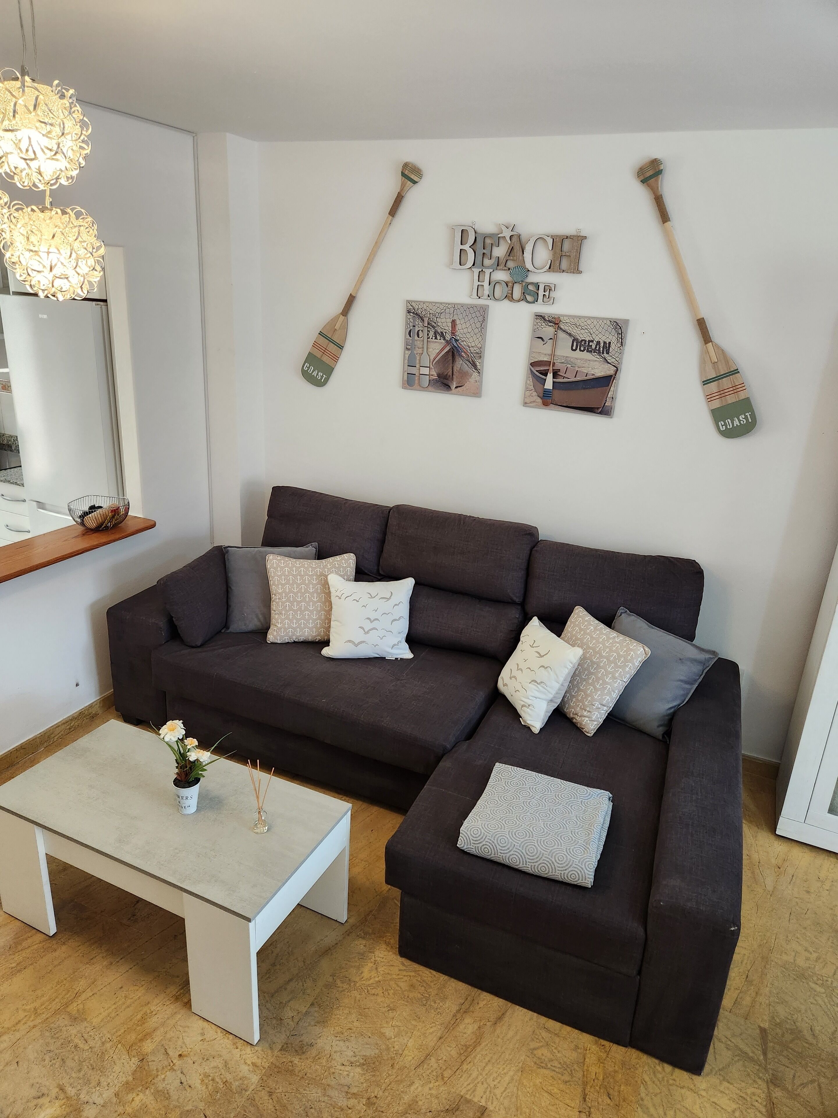 Smart-tv en een open haard