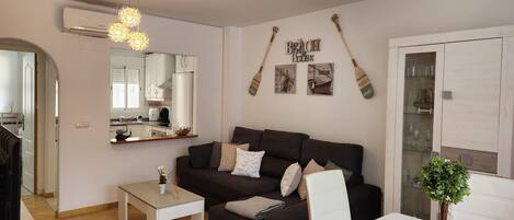 TV connectée, cheminée