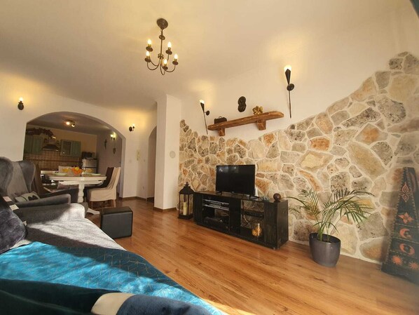 Living area - Apartment Angir - XXL (Brodarica)